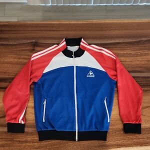 Vintage 90s Le Coq Sportif France Team Track Jacket Sz MD
